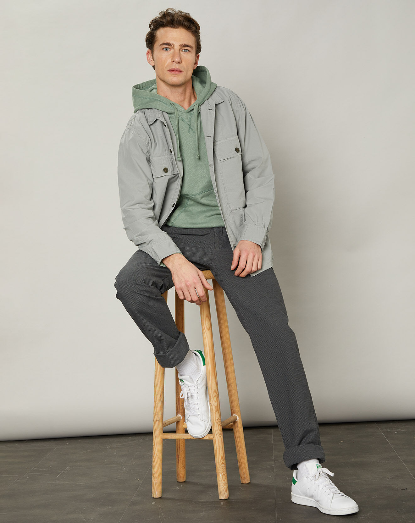 Hartford Veste Darby vert sage