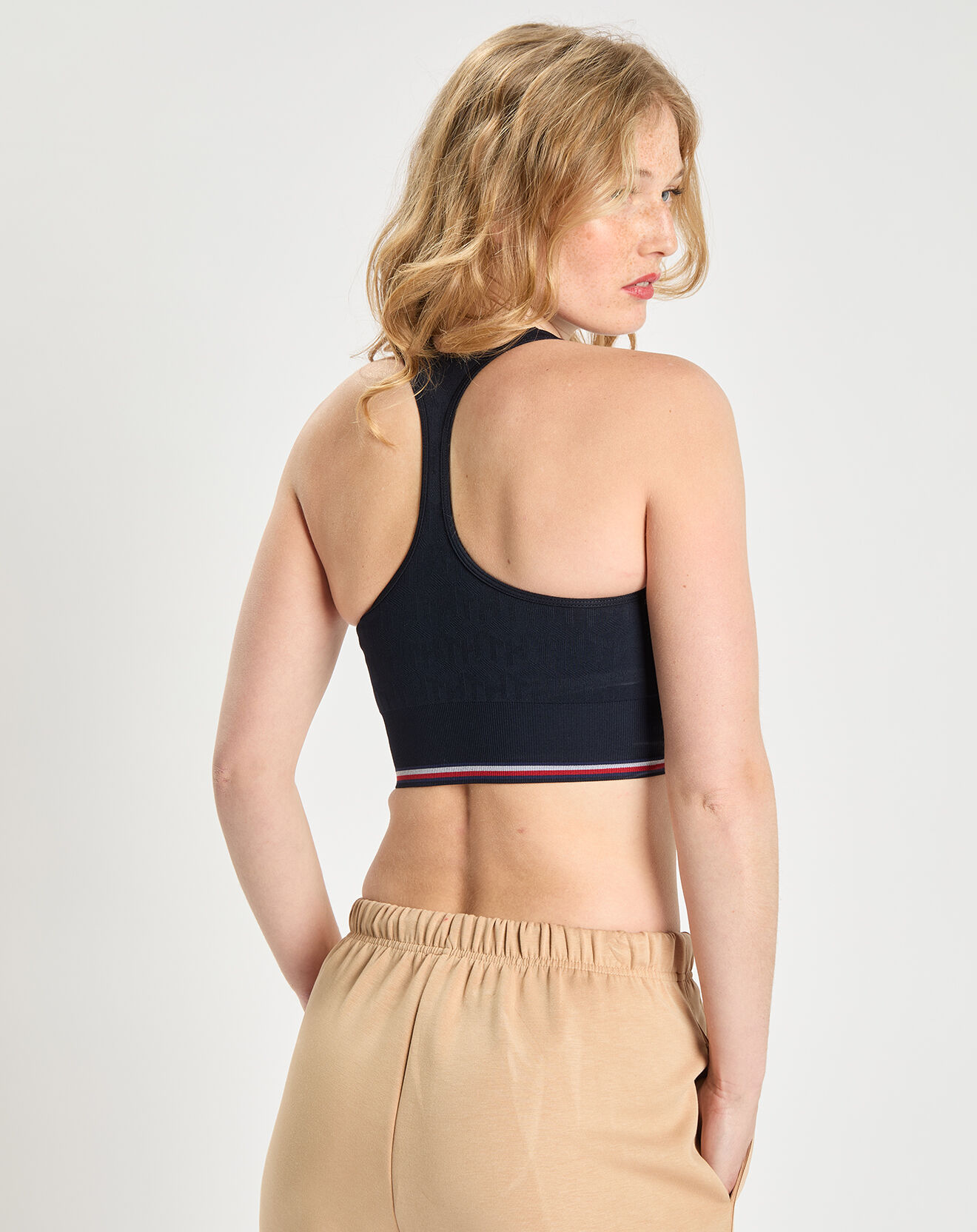 Tommy Hilfiger Brassière Light Intensity Seamless bleu marine