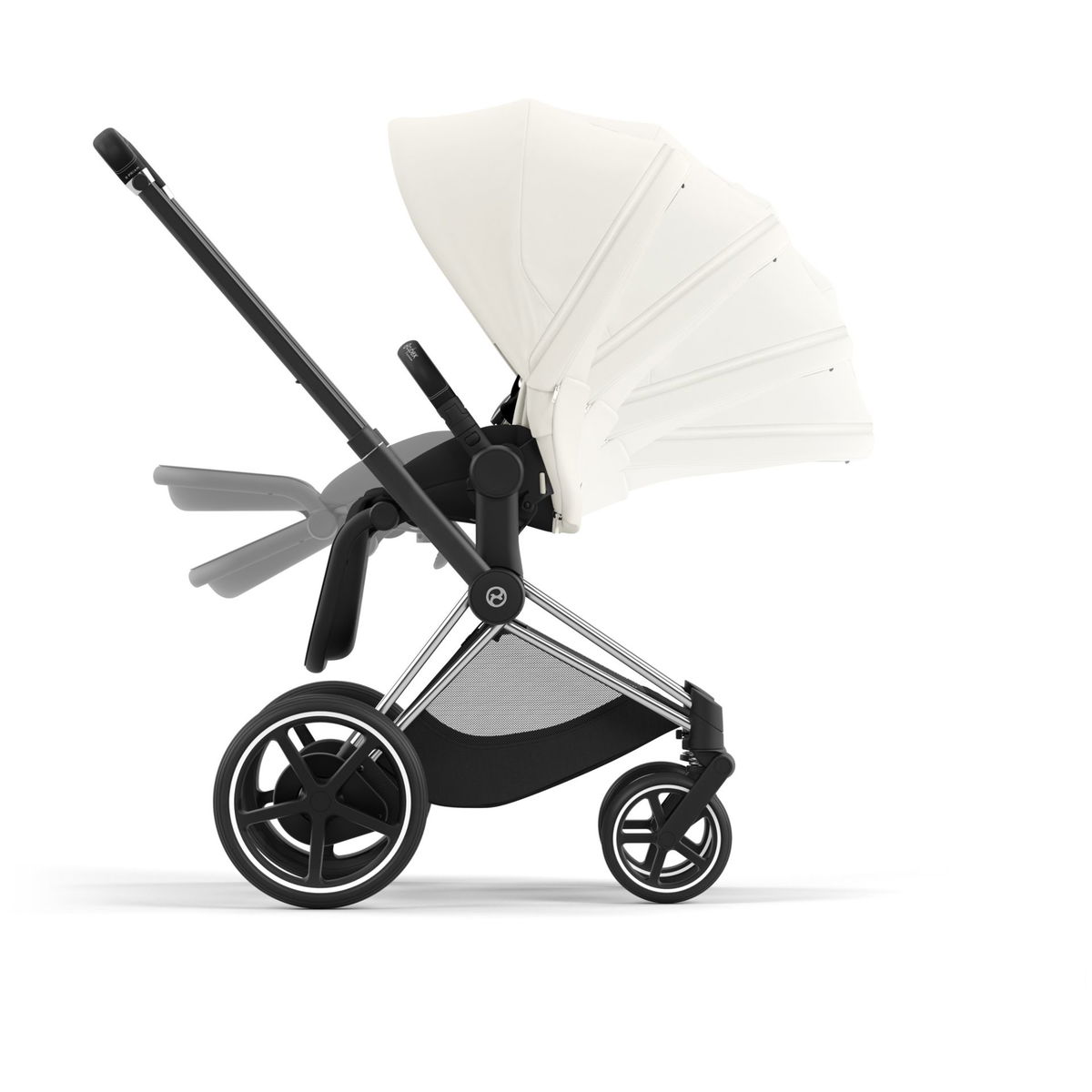 CYBEXCYBEX   ePriam 2.0 Chrome Black Kombikinderwagen off white light beige
