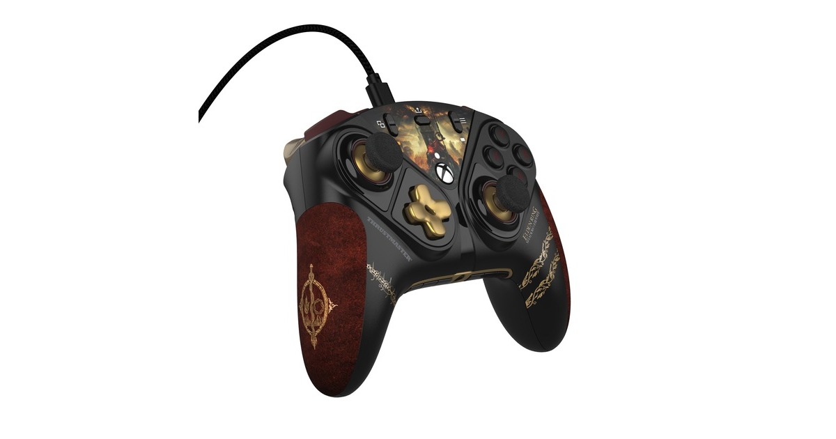 ThrustmasterESWAP X2 PRO ELDEN RING Shadow of the Erdtree Edition Modulaire Gamepad  (Zwart/goud, Xbox Series X|S, PC)