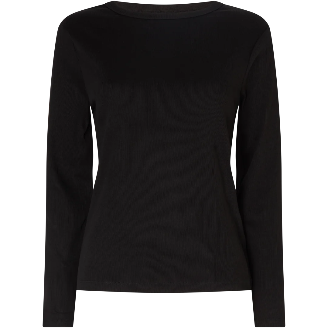 T-shirt met ribstof Maten S - XL | diverse kleuren