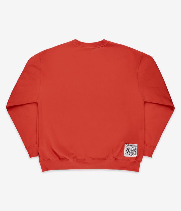 Volcom Featured Artist Keutchi Sweatshirt (bright red)