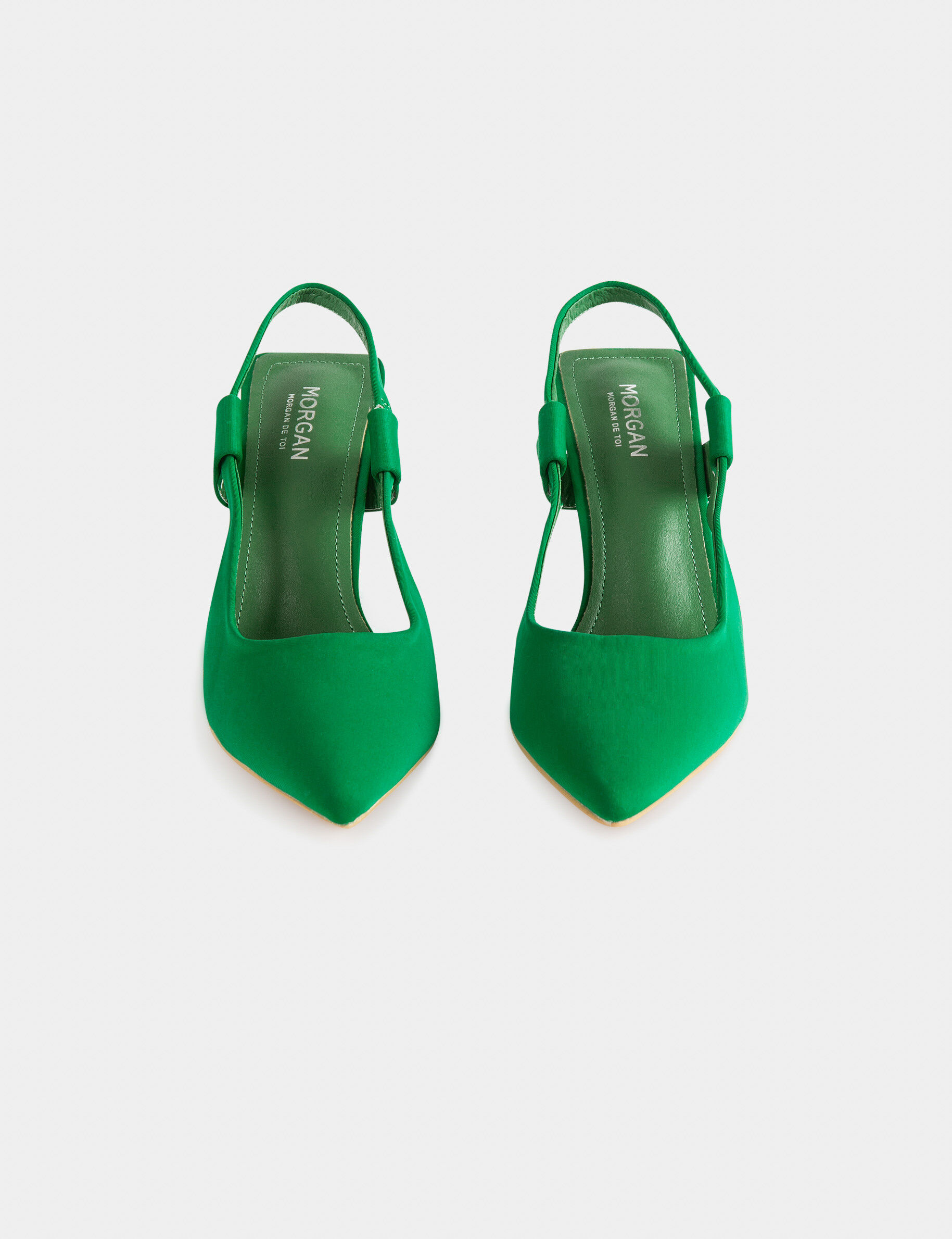 Escarpins à talons bobines vert femme - vert