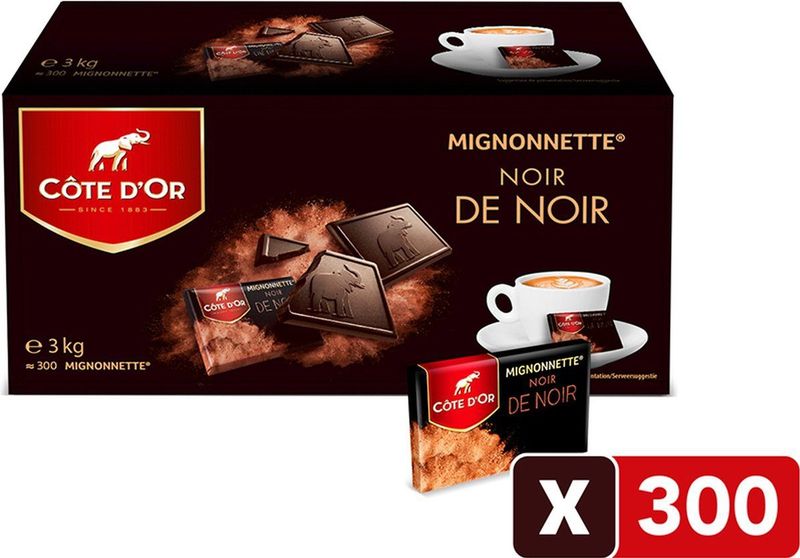 Côte d'Or - Mignonnettes Noir de Noir - Chocolade - 3kg - Pure Chocolade Tabletten