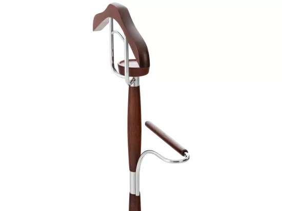 Portant à vêtement - Métal - 45 x 29 x 110cm - Wengé - Cardiff