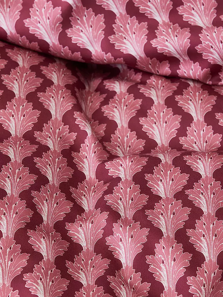 ESSENZA Satin Bettwäsche 70x90cm/140x200cm TESSE Cherry Red rot