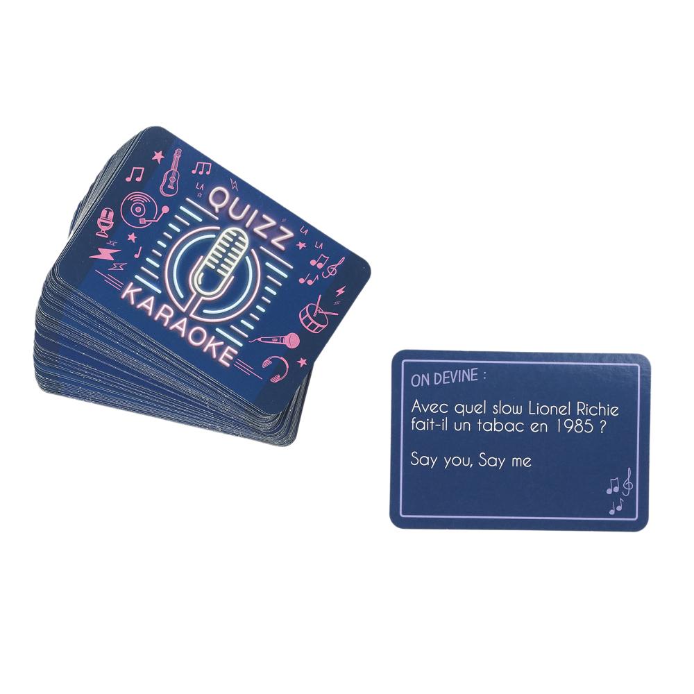 JEU DE CARTES THEME KARAOKE X60