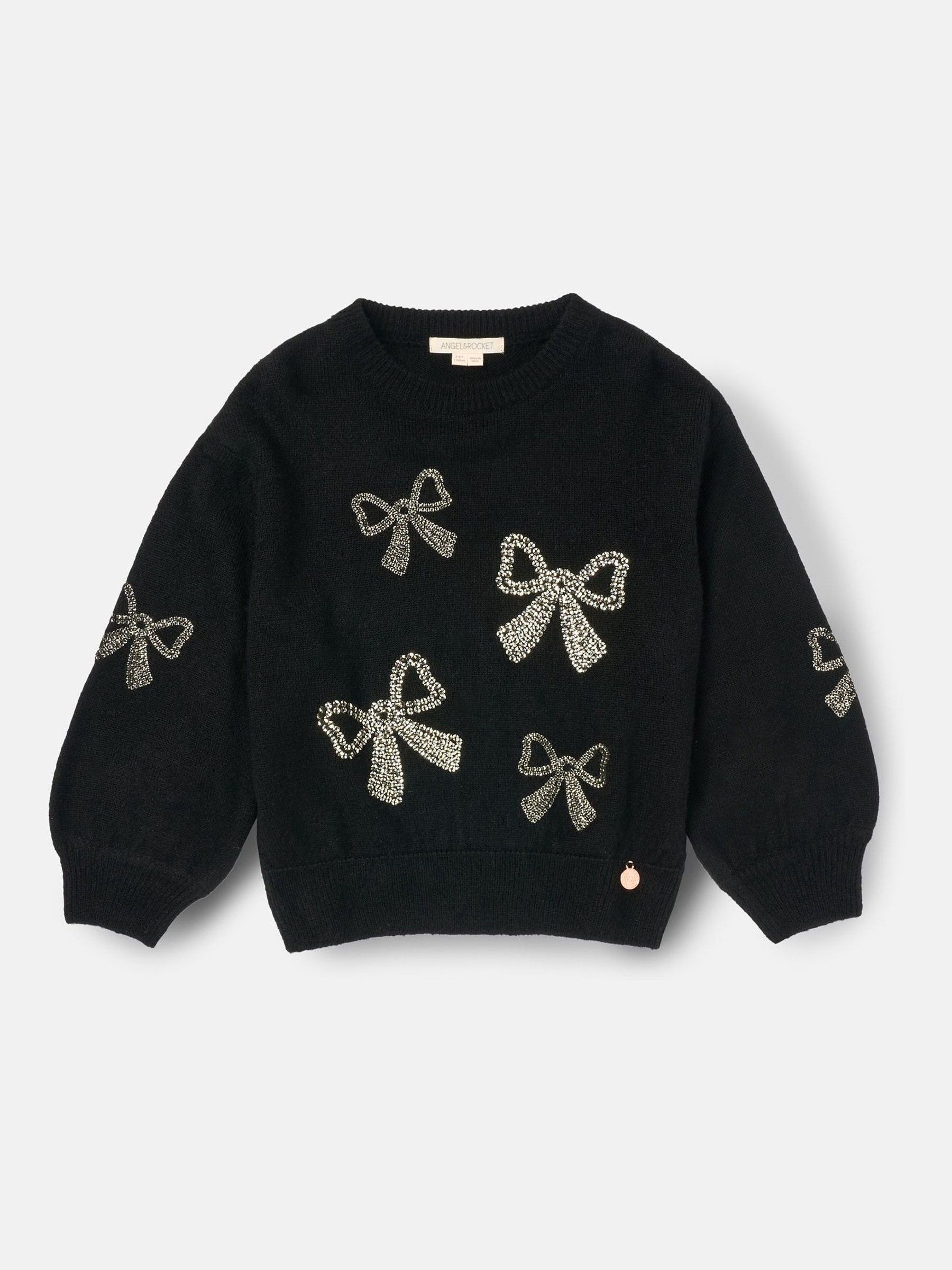 Angel & Rocket Anna Sequin Bow Jumper