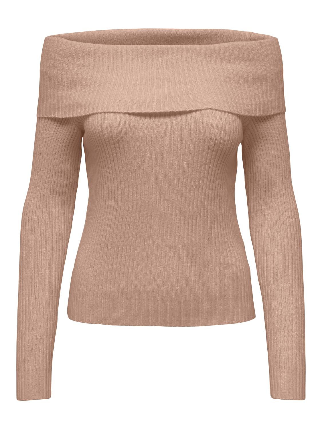 ONLKATIA Strickpullover Warm Taupe