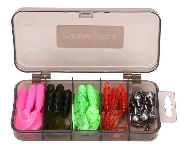 Fish4All Softbait Twister Kit 1 5.5cm (36 Pièces)