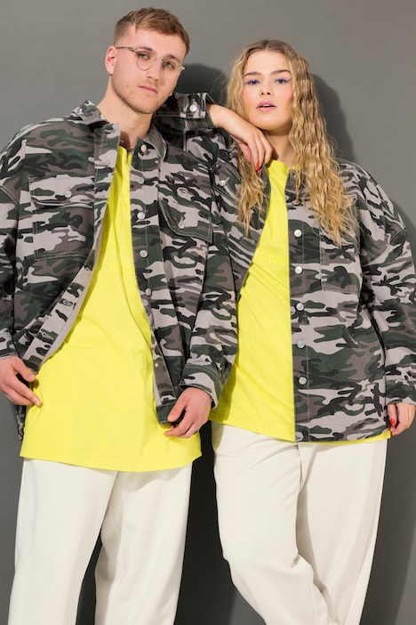 Hemd, oversized, Camouflage, Unisex