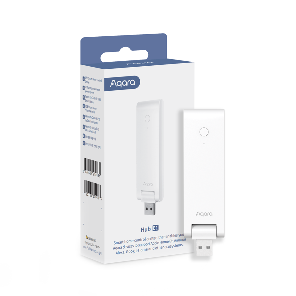 Aqara - Roller Shade Driver E1+ Hub E1 Zigbee 3.0 USB Dongle