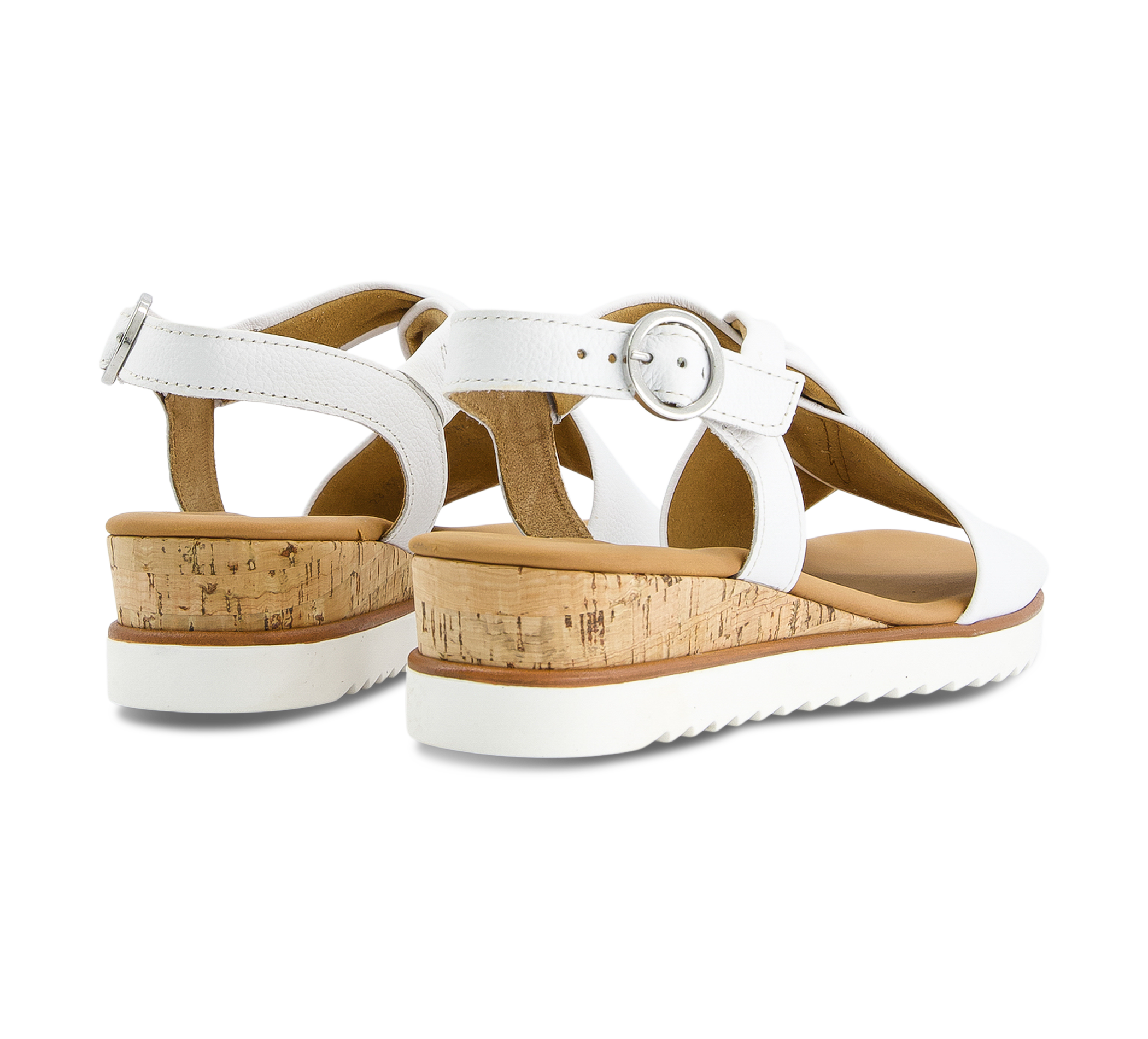 Gabor Riemchensandalen weiss