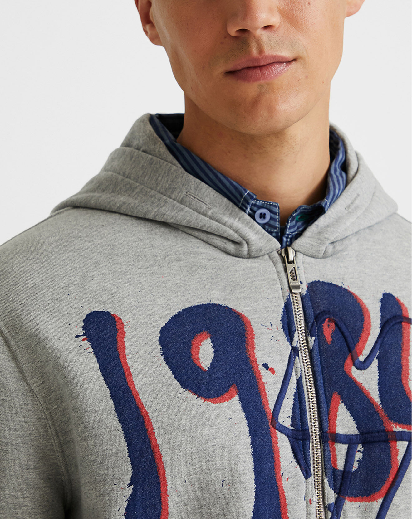 Desigual Sweat Ryan gris clair