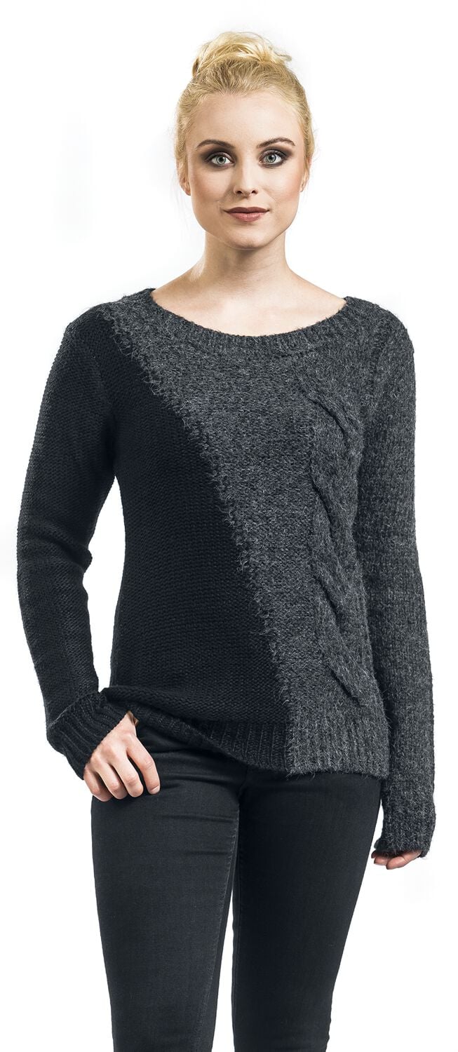 Living In The Storm | Black Premium by EMP Pull tricoté