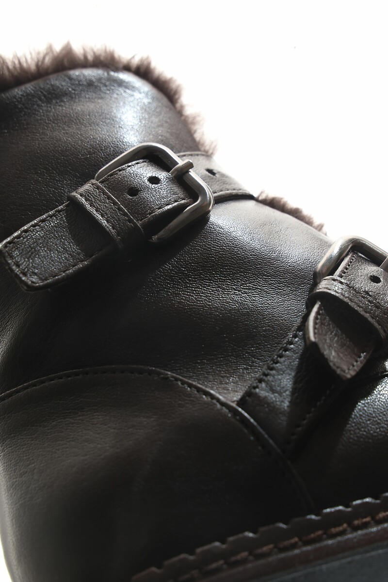 MJUS<br>Botas de couro forradas