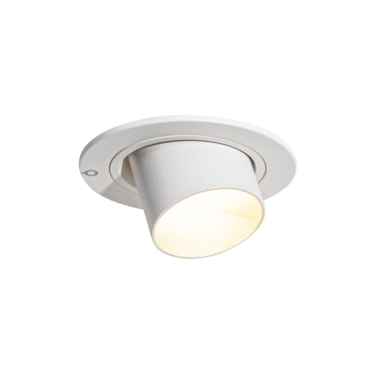 Moderne inbouwspot wit GU10 35mm rond kantelbaar - Installa