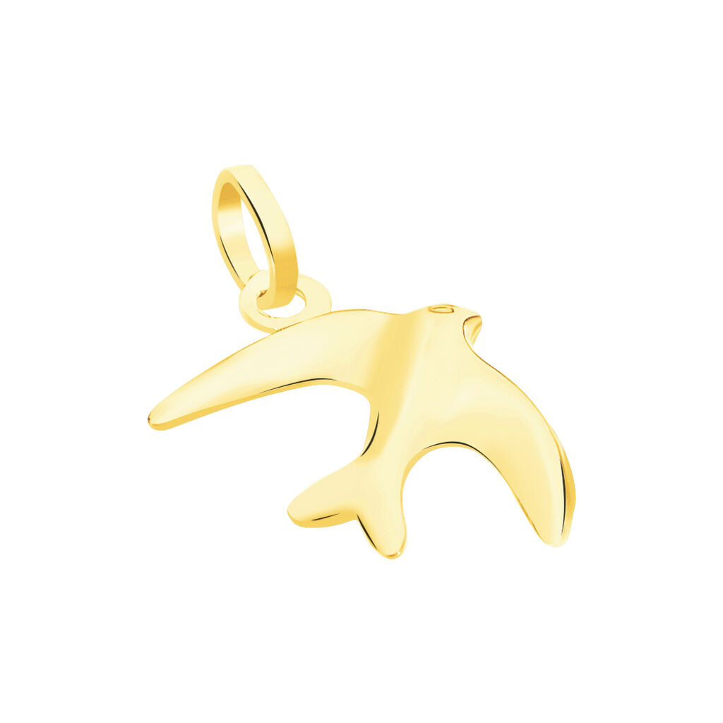 Pendentif Illide Hirondelle Or Jaune
