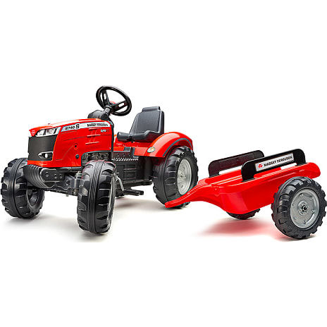 Falk Toys Massey Ferguson traktor med vogn