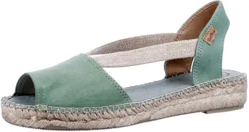 Ella Toni Pons groen - maat 44 espadrille groen - maat 44 Calandschoen