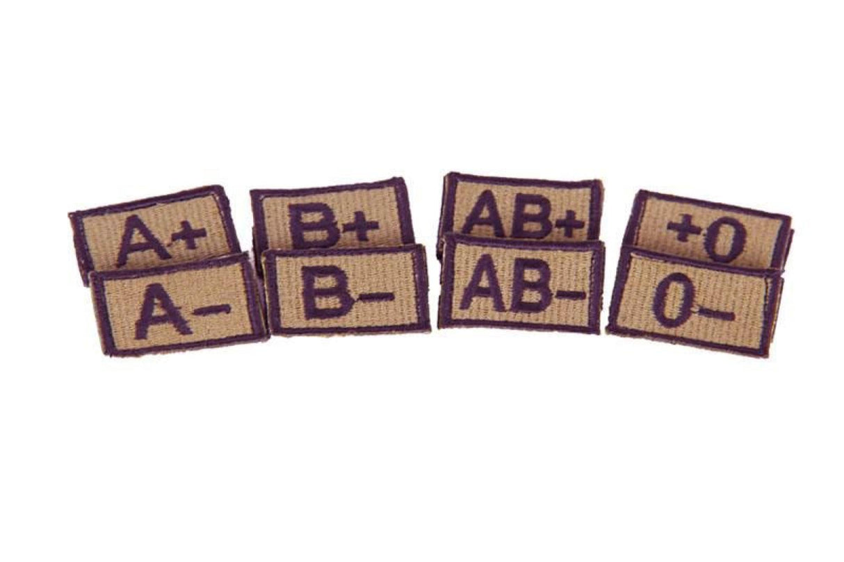 Patch<br>Blodtype Patch - Khaki - A+