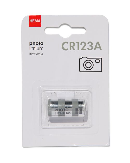 pile photo lithium CR123A