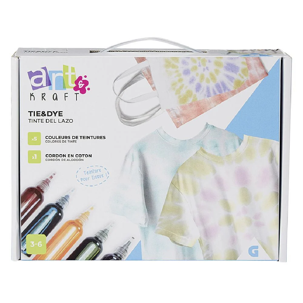 Jeu créatif Tie&Dye - teinture pour tissus