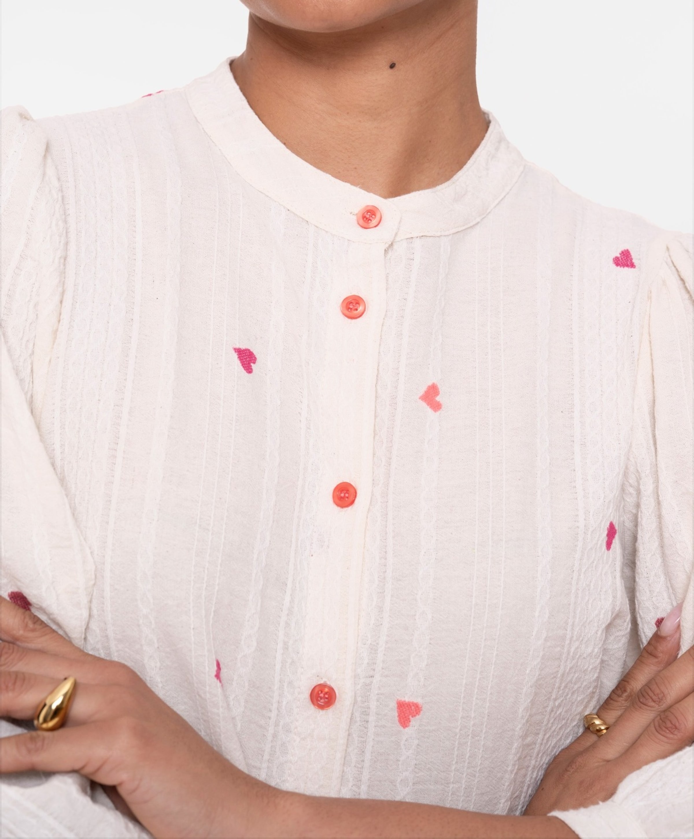 Geisha Dames blouse ecru
