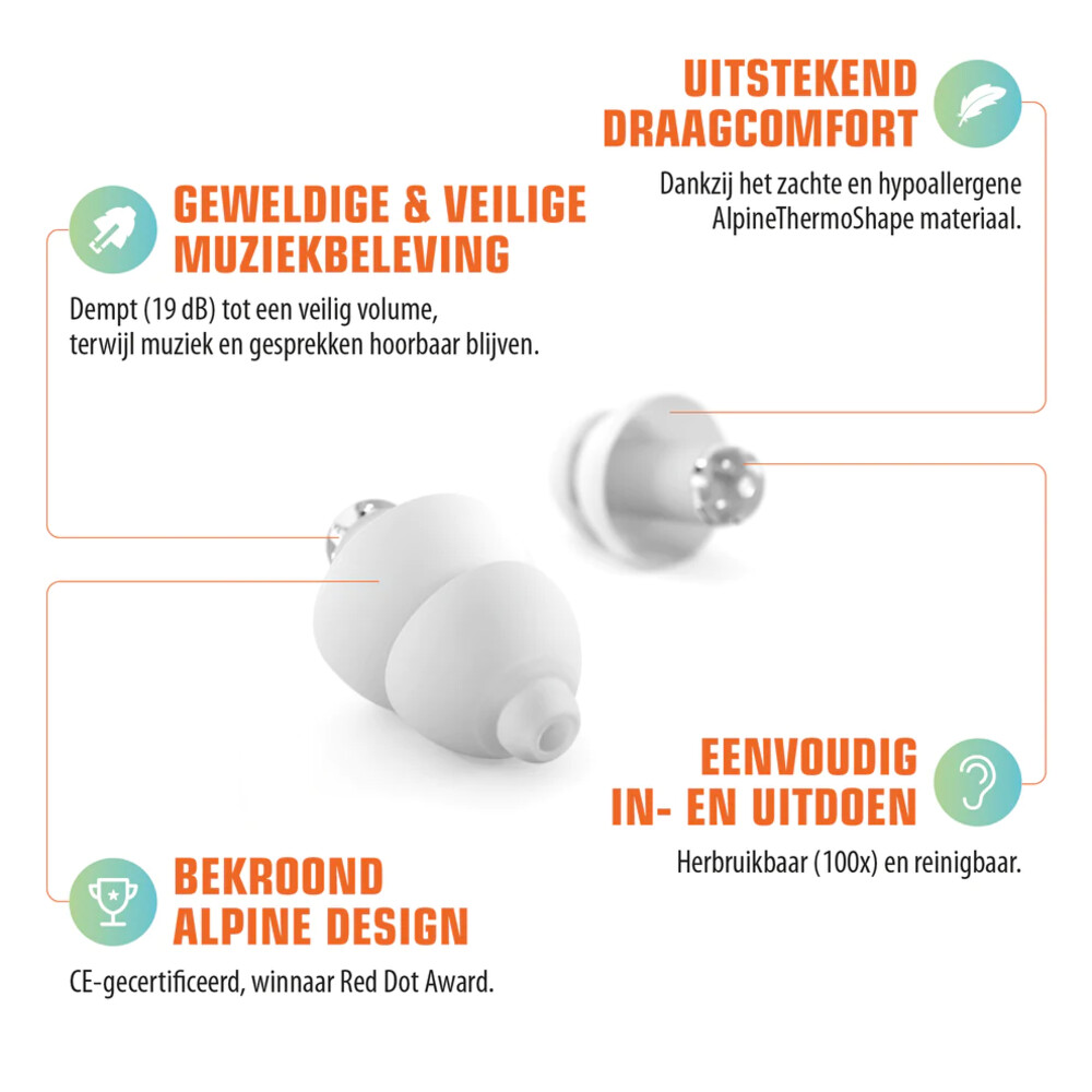 Alpine Oordopjes Partyplug1 set