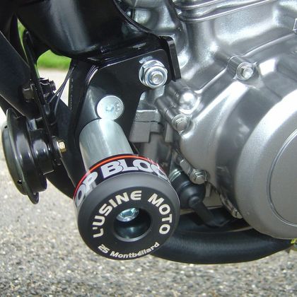 Pare-carter Top Block Kit roulettes - Noir