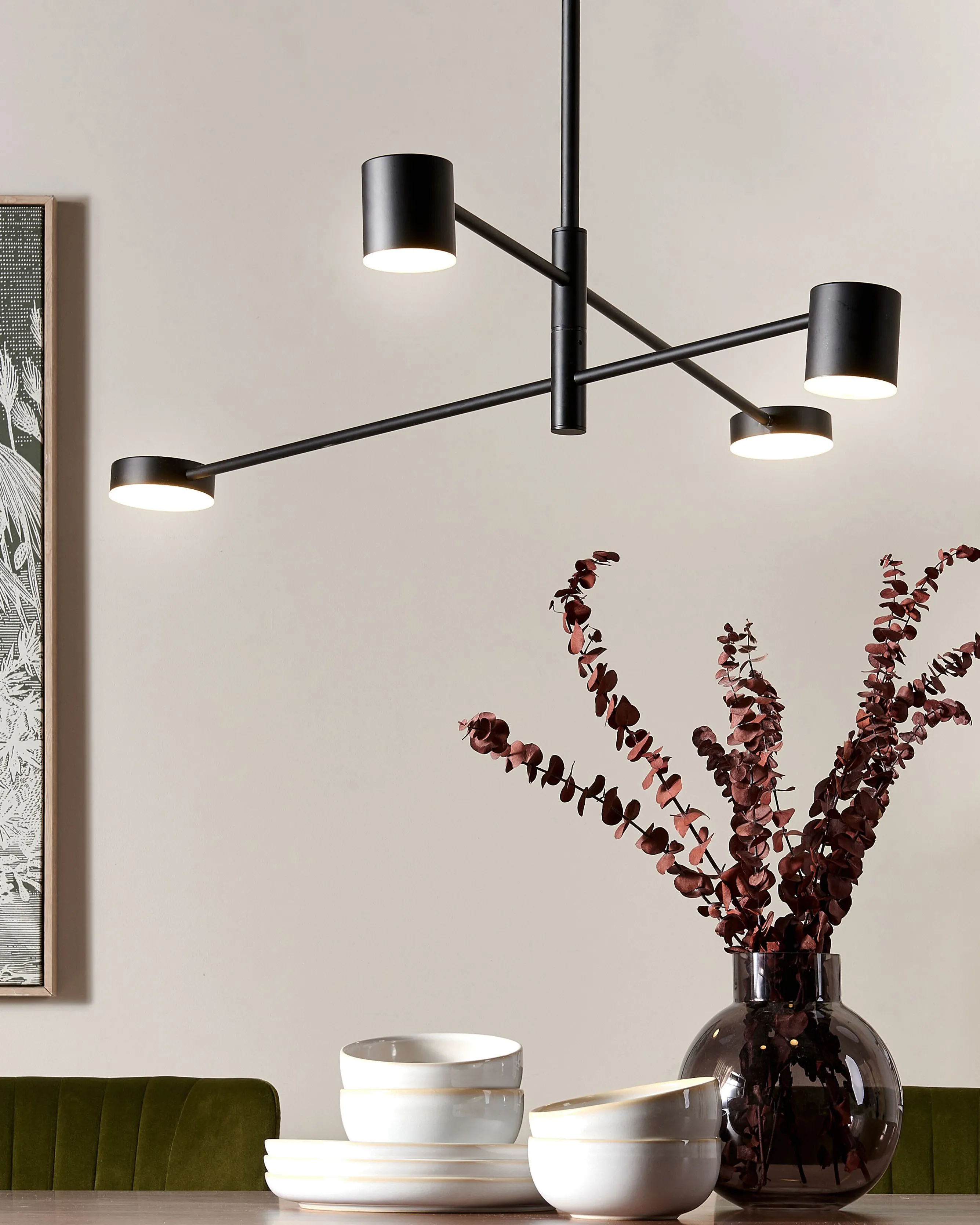 Hanglamp BANDON Metaal Zwart