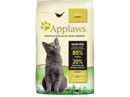 Tørfoder til ældre katte Applaws 2 kg med kylling