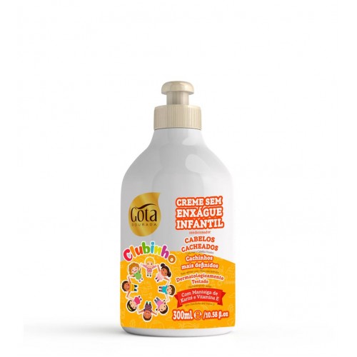 Gota Dourada Clubinho Cacheados Creme Pentear 300ml