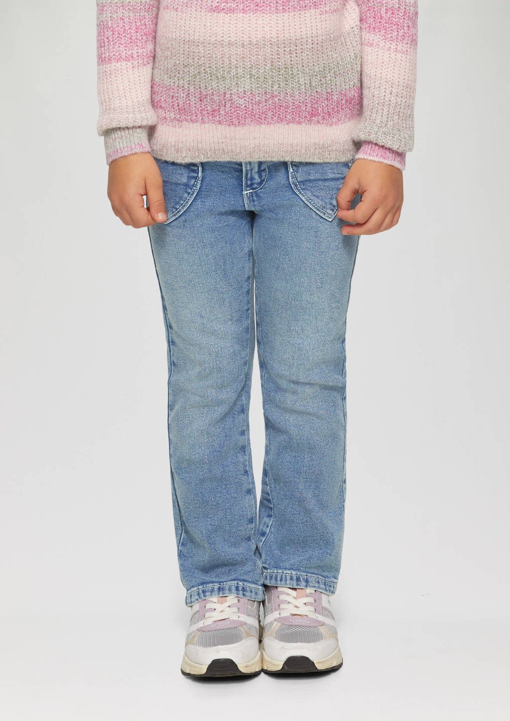 s.Oliver wide leg jeans medium blue denim