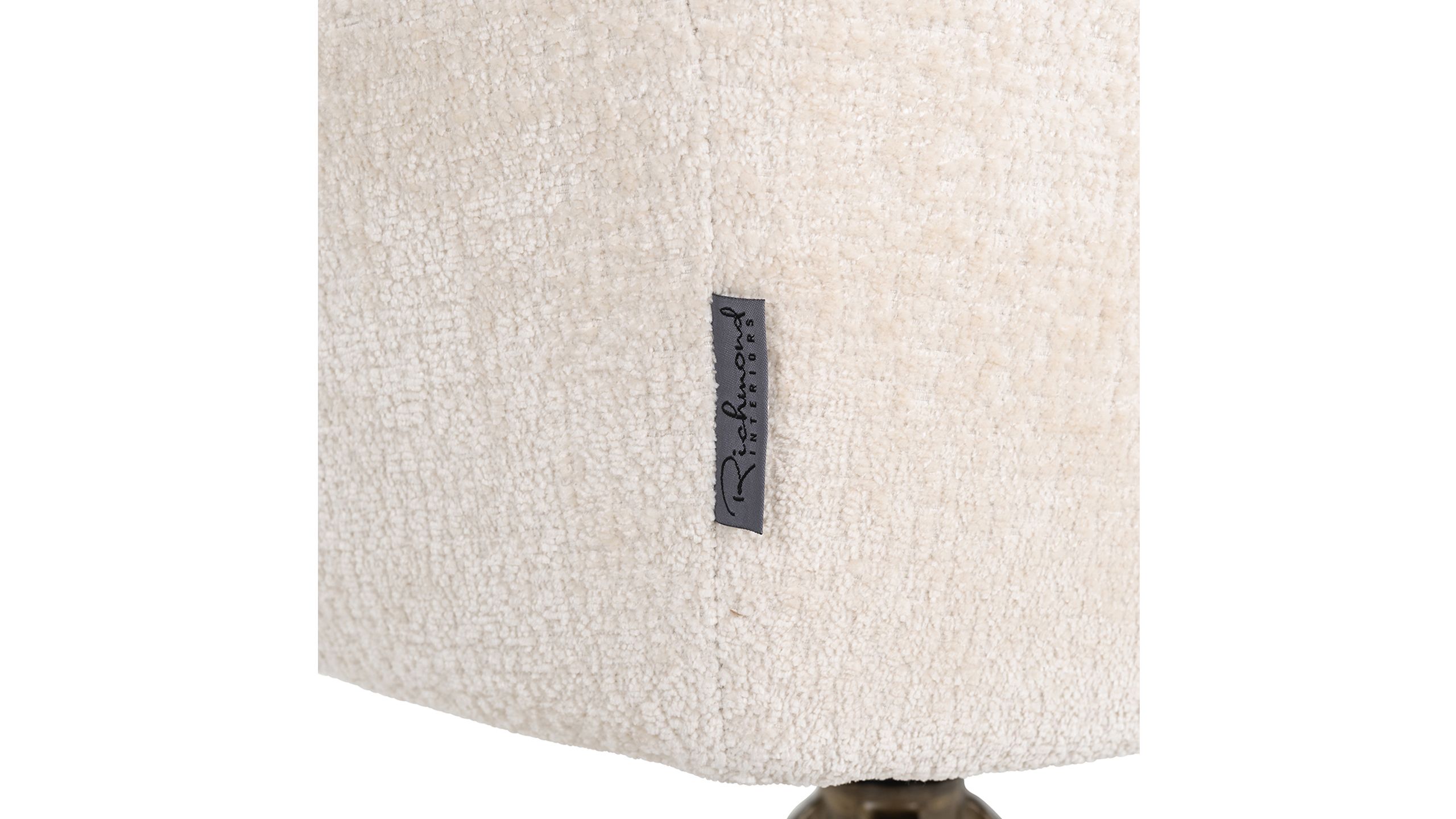 Eetkamerstoel 210891 White Chenille Aline B59 x D61 x H82 cm