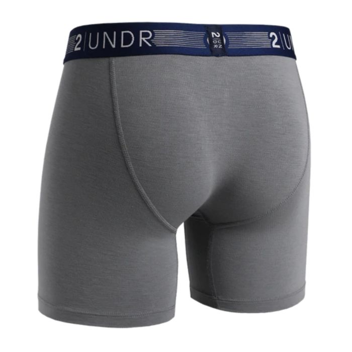2UNDR Herre Undertøj og basislag Flow Shift Boxer Grå