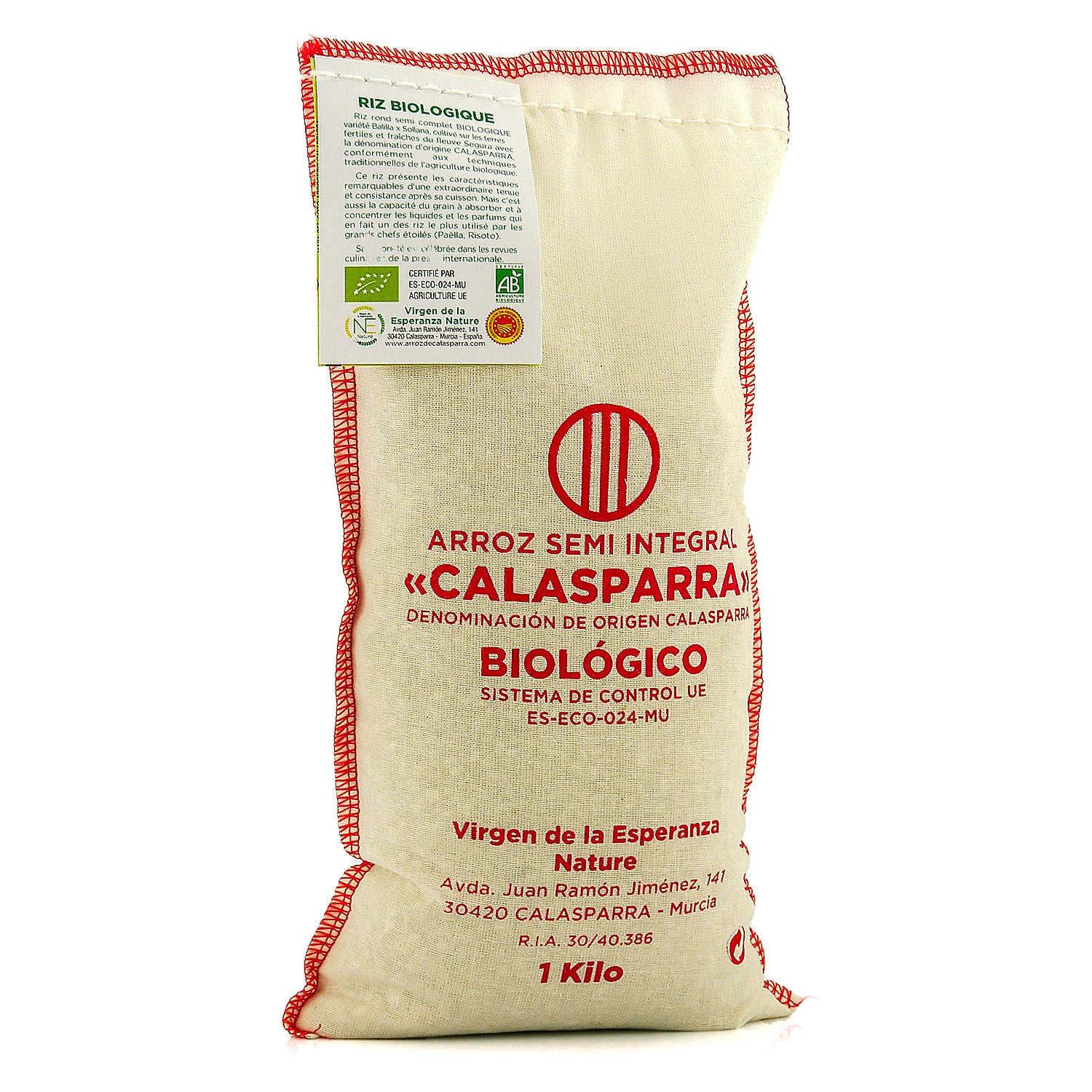 Riz calasparra AOP semi-intégral bio - spécial paëlla