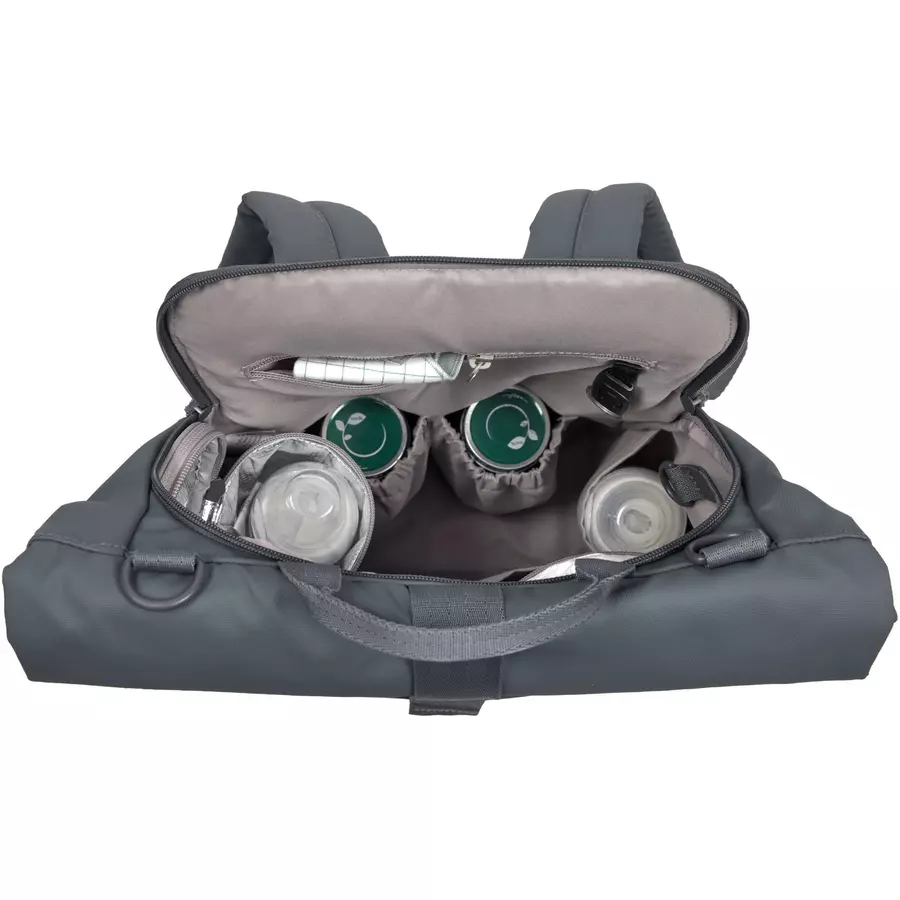 LÄSSIG Wickelrucksack Rolltop Up Backpack anthracite