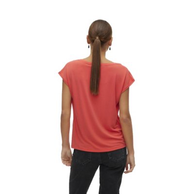 Tee-shirt à manches courtes femme Vmfilli V-Netee VERO MODA