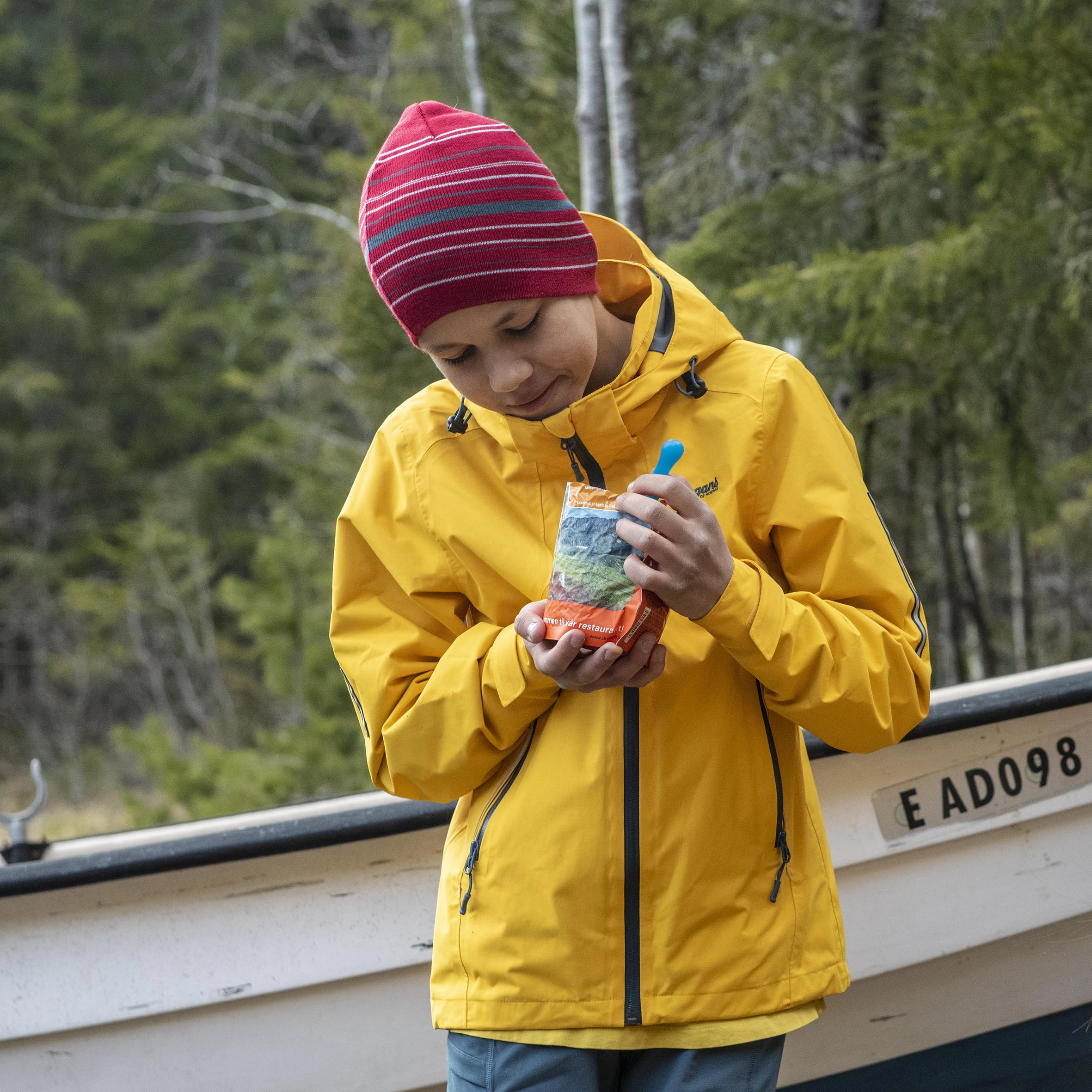 Sjoa 2L Youth Jacket Light Golden Yellow