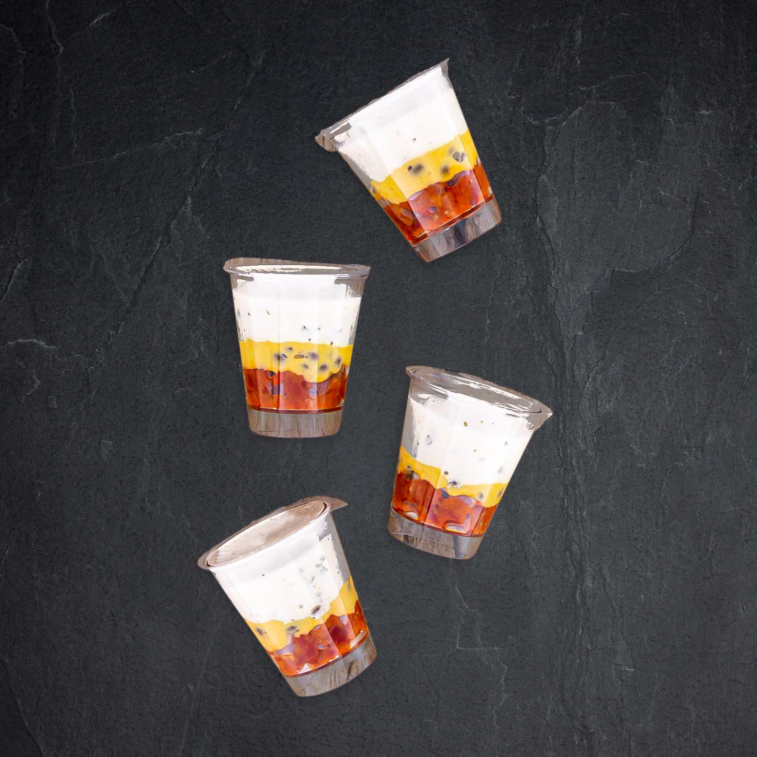 GUYADER Amuse-Bouche Linse, Süßkartoffel, Paprika, Frischkäse