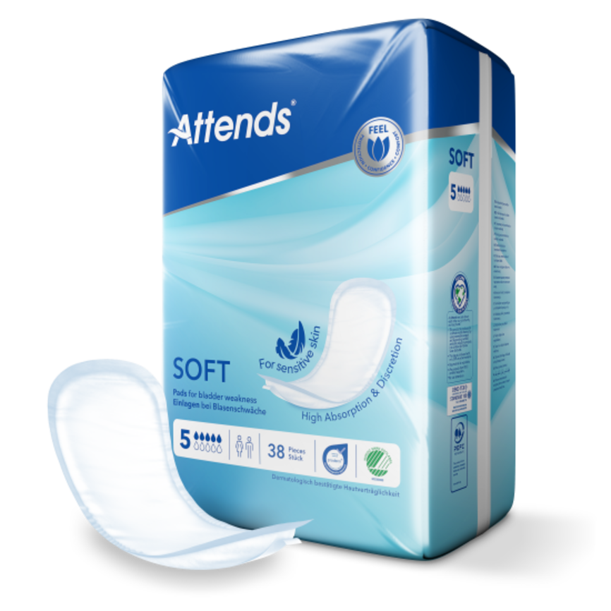 Attends Soft 5 bind 38 stk