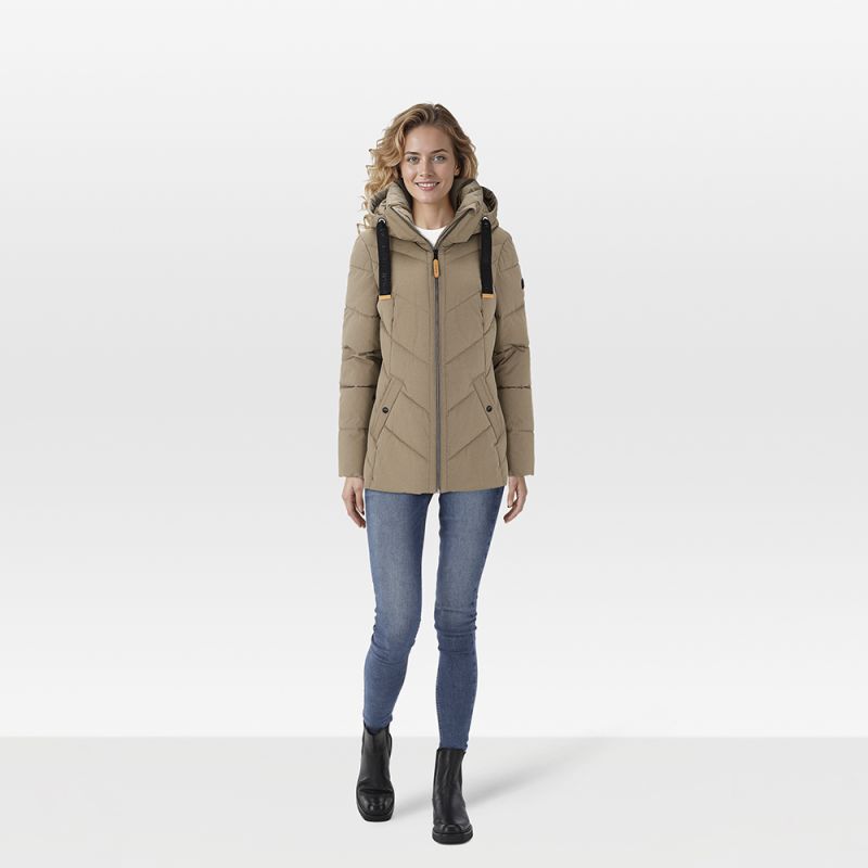 Veleste Gwen - Jas - Bruin - 36