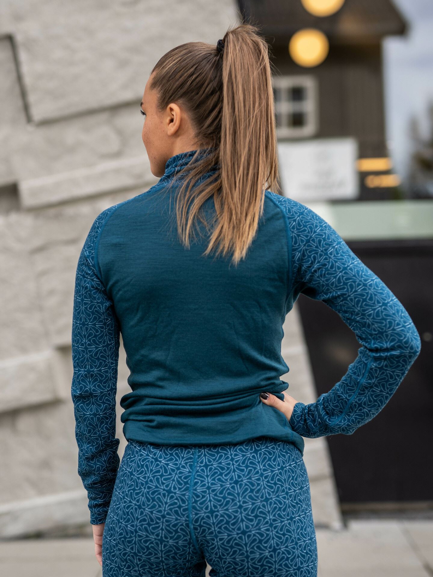 Duo Active Merino 205 Zip Neck Woman