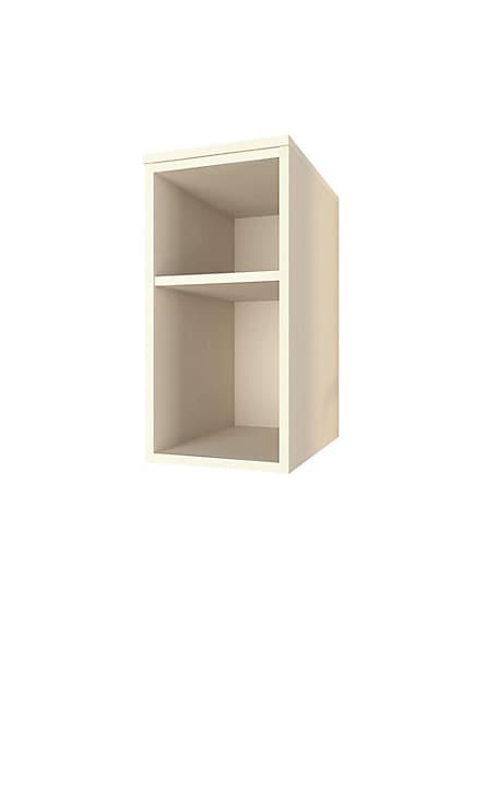 Niche complément sous vasque 2 cases Urban blanc cassé 30 cm