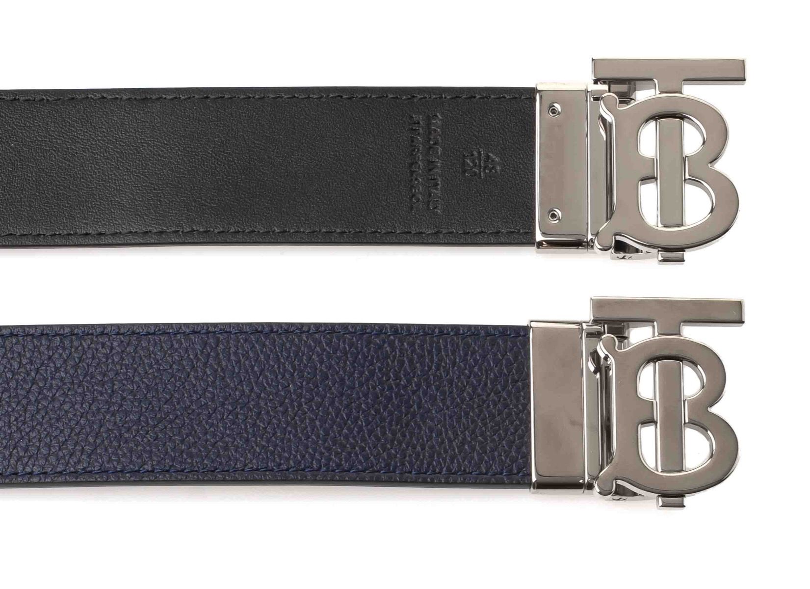 Burberry Reversible Monogram Motif Belt 3.5