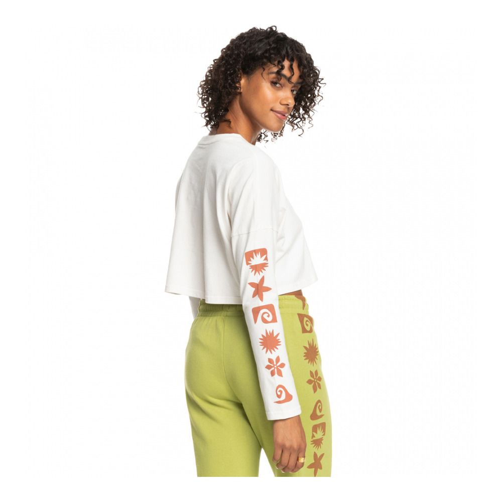Roxy DESIRE LOVE A - Tee-shirt Femme snow white