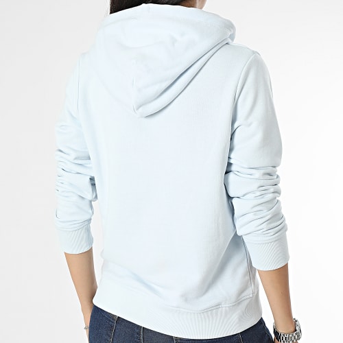 Sweat Capuche Femme Regular Serif Linear 5649 Bleu Clair
