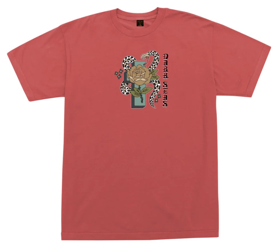 Dark Seas Think Twice SS T-Shirt Burnt Sienna