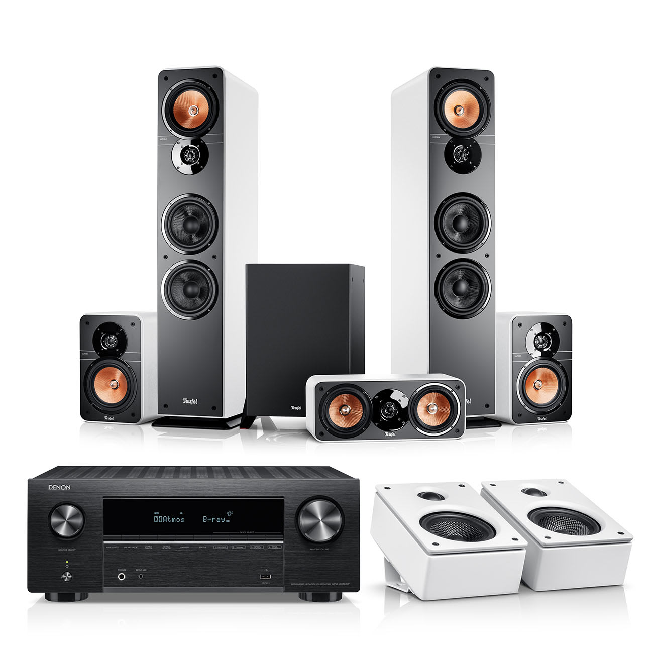 ULTIMA 40 Surround + DENON X3800H für Dolby Atmos